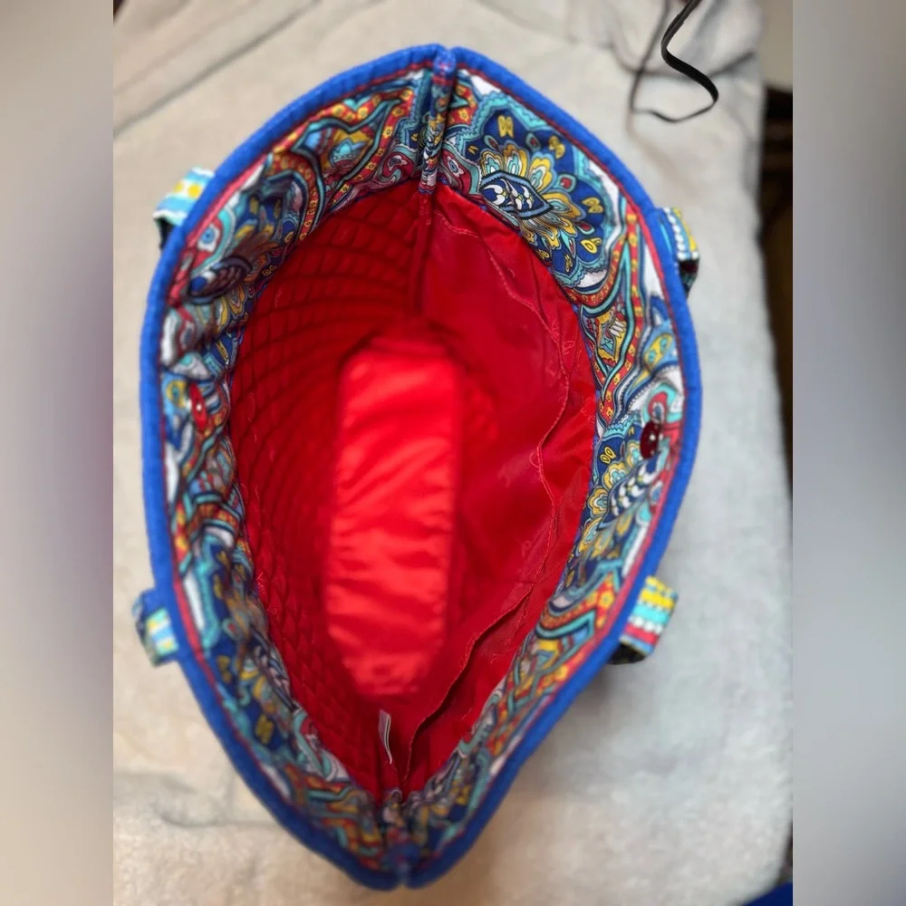 NWOT Vera Bradley $150 Retail Retired Marina Paisley Tote Laptop Bag - Picture 2 of 7